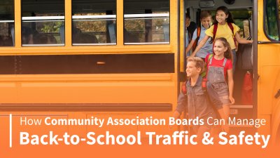 How Community Association Boards Can Manage Back-to-School Traffic and Safety